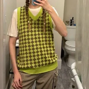 STUSSY GIZA sweater vest 【値下げも可能】 Lサイズ Stussy Giza sweater vest ステューシー ベスト - メルカリ